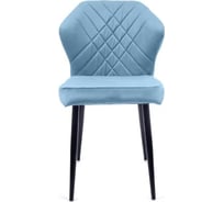 Стул M-GROUP НИЦЦА, голубой, чёрные ножки 13010453