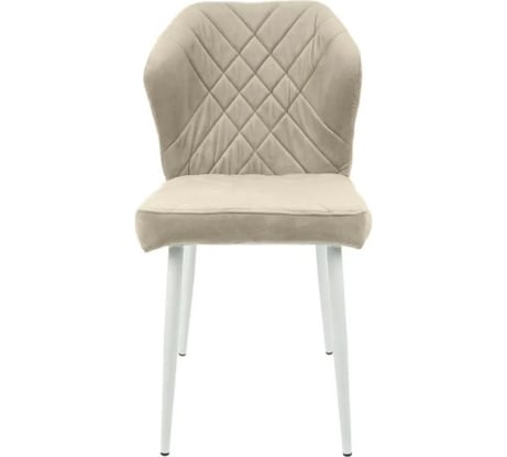 Стул M-GROUP НИЦЦА, бежевый, белые ножки 13010152