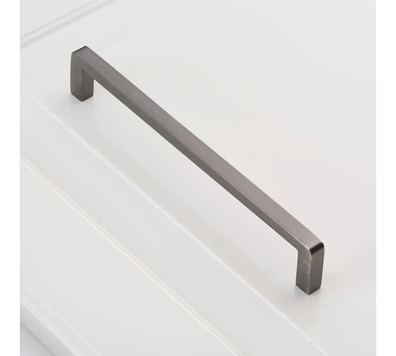 Ручка GTV BAGIO 160 мм, шлифованный титан UZ-BAGIO-160-11