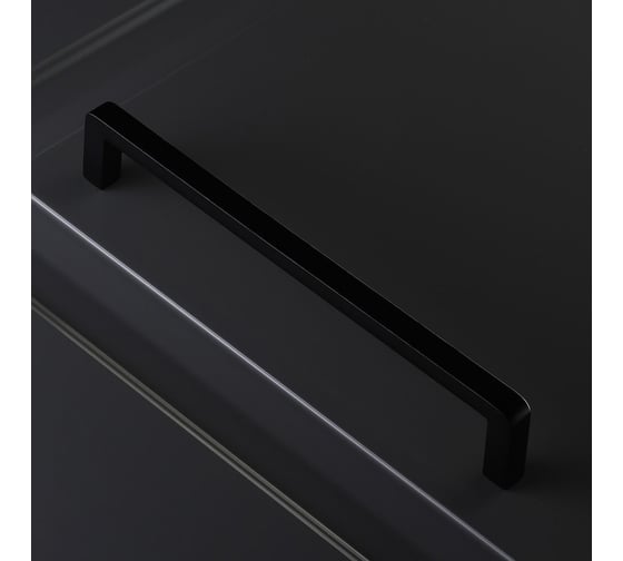Ручка GTV BAGIO 160 мм, черный матовый UZ-BAGIO-160-20M