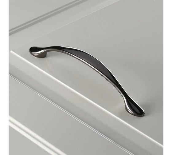 Ручка GTV CAMAIO 96 мм, черный хром UZ-CAMAI-96-12