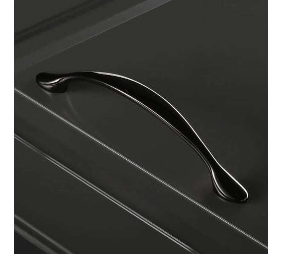 Ручка GTV CAMAIO 96 мм, черный хром UZ-CAMAI-96-12