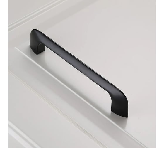 Ручка GTV MILAN 128 мм, черный матовый UZ-MILAN-128-20M