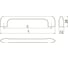 Ручка GTV MILAN 128 мм, черный матовый UZ-MILAN-128-20M 2