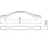 Ручка GTV ROYAL5 96 мм, белый/золото UZ-ROYAL5-96-10-03 2