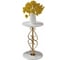 Столик Homium Melody на ножке, белый, 40x40x65 см table06white 1