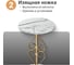 Столик Homium Melody на ножке, белый, 40x40x65 см table06white 4
