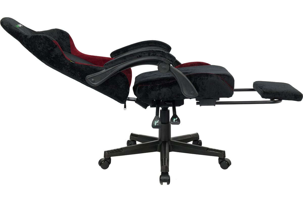 Velour gaming store chair