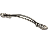Ручка GTV WERONA 128 мм, черный хром + золото UZ-WERON-128-12