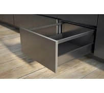 Выдвижной ящик GTV Модерн Бокс PRO L-400, высокий H-199 мм, антрацит PB-MBPRO-KPL400C