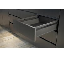 Выдвижной ящик GTV Модерн Бокс PRO L-550, средний H-135 мм, антрацит PB-MBPRO-KPL550B