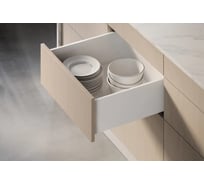 Выдвижной ящик GTV AXIS PRO push to open L-450 мм, средний H-120 мм, белый PB-AXISPRO-P2O-KPL450B1