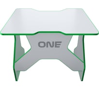Игровой компьютерный стол VMMGame ONE WHITE 100 GREEN TL-1-WEGN