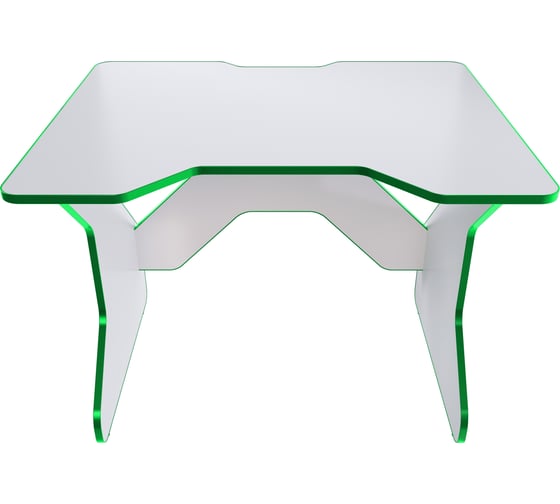 Игровой компьютерный стол VMMGame ONE WHITE 100 GREEN TL-1-WEGN