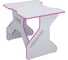 Игровой компьютерный стол VMMGame ONE WHITE 100 PINK, бело-розовый TL-1-WEPK 14