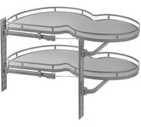 Выкатной механизм для кухни GTV MVM-900PL в модуль 900 мм, с доводчиком, антрацит, левый плоский прут MVM-900PL-ANTRACITE