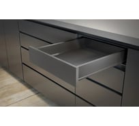 Выдвижной ящик GTV Модерн Бокс PRO L-450, низкий H-84 мм, антрацит PB-MBPRO-KPL450A