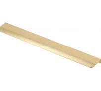 Мебельная ручка GTV алюминиевая, 320/360 мм, светлое брашированное золото UA-HEXA-320-22