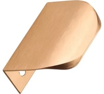 Мебельная ручка GTV алюминиевая, 32/50 мм, брашированное золото UA-HEXA-32-18