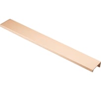 Мебельная ручка GTV алюминиевая, 160/190 мм, брашированное золото UA-HEXI-160-18