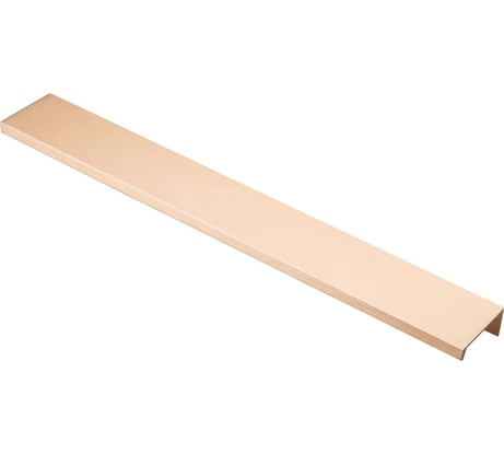 Мебельная ручка GTV алюминиевая, 160/190 мм, брашированное золото UA-HEXI-160-18