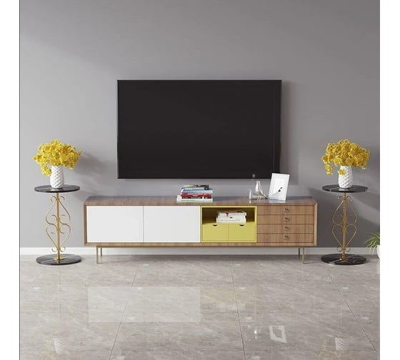 Столик Homium Melody на ножке, черный, 40x40x65 см table06black