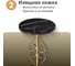 Столик Homium Melody на ножке, черный, 40x40x65 см table06black 6
