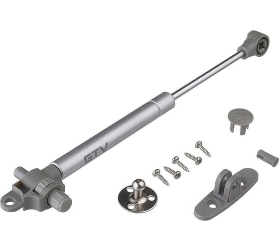 Газовый подъёмник с амортизатором GTV 100N алюминий PD-GAM100-N02