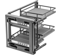 Универсальный модуль GTV Волшебный уголок MovixPro 900 мм, с доводчиком, антрацит, плоский прут KO-UMC450-60