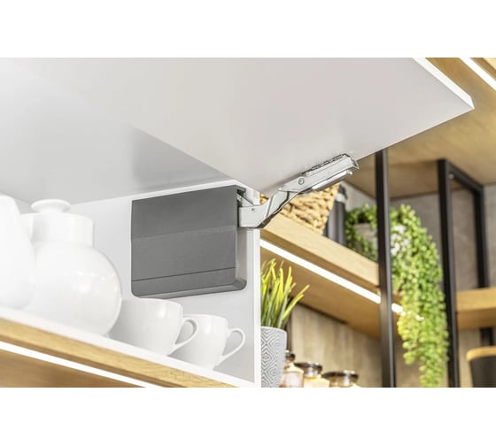 Подъёмник GTV PD-LIFT push to open, слабый коэффициент подъемной силы 580-1350, высота фасада 250-400 мм, антрацит PD-LIFT-P2O-LIGHT-80