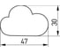 Мебельная ручка GTV UM-CLOUD облако, серый UM-CLOUD-SZ 2