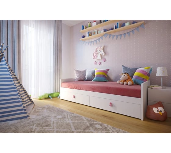 Ручка GTV мебельная UM-UNICORN единорог, розовый UM-UNICORN-RZ