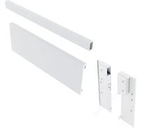 Комплект для высокого внутреннего ящика GTV H-168 AXIS PRO передняя панель, Н110 и поперечный рейлинг, L-1200, белый PB-AXISPRO-PANELWEW-110R-10