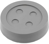 Ручка GTV мебельная UM-BUTTON пуговица, серый UM-BUTTON-SZ
