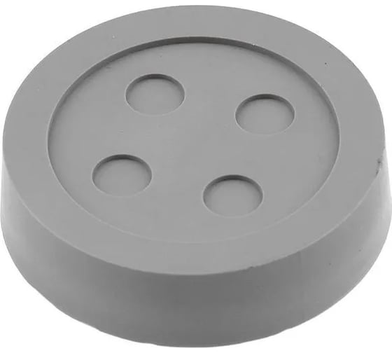 Ручка GTV мебельная UM-BUTTON пуговица, серый UM-BUTTON-SZ