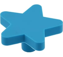 Мебельная ручка GTV UM-STAR звезда, голубой UM-STAR-NB