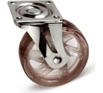Мебельное колесо GTV КМ-В075-30 коричневое, d-75, нагрузка 40 кг KM-B075MM-30
