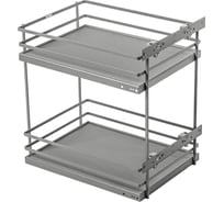 Бутылочница GTV MOVIX PRO в модуль 300 мм, без направляющих, антрацит плоский прут KO-300BO-60