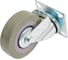Мебельное колесо GTV GREYROLL, d-75 мм, серое, без стопора KM-GREYROLL-75MM-BH 3
