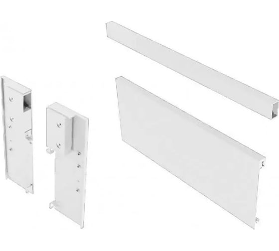 Комплект для среднего внутреннего ящика GTV H-116 AXIS PRO передняя панель, Н95, L-1200, белый PB-AXISPRO-ZESWEW-B1 1