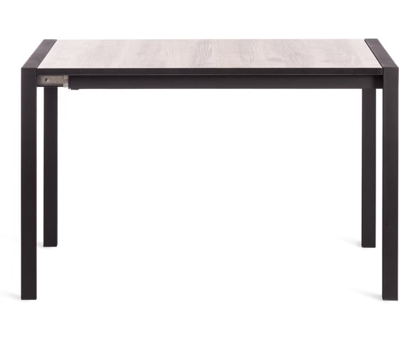 Стол Tetchair Galeon ЛДСП/HPL/металл, 110+45х70x75 см, мрамор белый/черный 19747
