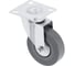 Мебельное колесо GTV GREYROLL d-50 мм, серое, без стопора KM-GREYROLL-50MM-BH 1