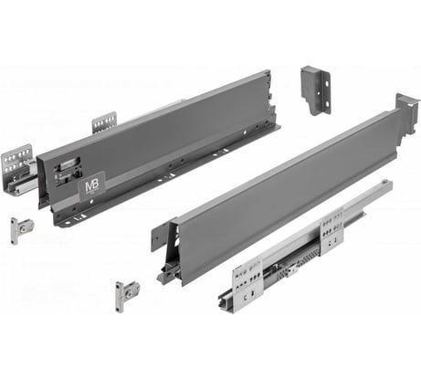 Ящик GTV MODERN BOX PRO l-400 низкий h84, антрацит PB-MBPRO-KPL400A