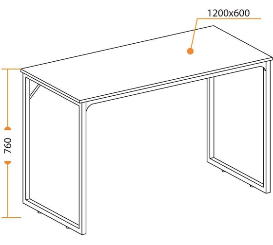 Компьютерный стол Tetchair WD-08 oak 15243