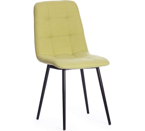 Стул Tetchair Chilly max / 1 шт. в упаковке ткань/металл, 45x54x90 см , фисташковый 64/черный 18291 1
