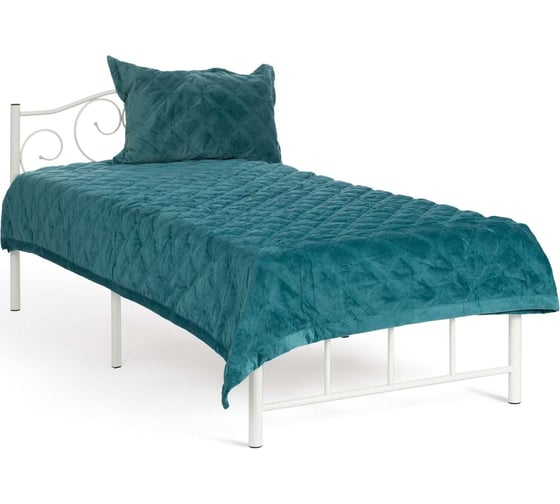 Кровать Tetchair Malva (mod. 9303) металл, 90x200 см (single bed), white (белый) 19886