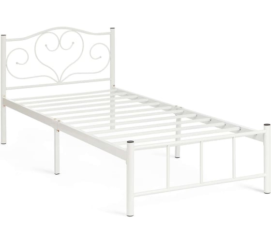 Кровать Tetchair Malva (mod. 9303) металл, 90x200 см (single bed), white (белый) 19886