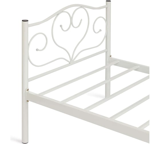 Кровать Tetchair Malva (mod. 9303) металл, 90x200 см (single bed), white (белый) 19886