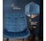 Стул Tetchair комплект 4 шт Abruzzo ( mod. 8060 ) металл/вельвет, 52x63x85 см, синий (hlr 63)/черный 19235 8