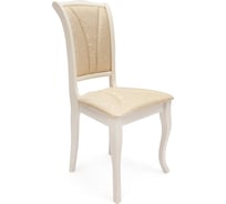 Стул Tetchair комплект 2 шт Opera ( op-sc ) дерево гевея, 45x53x97см, ivory white (слоновая кость 2-5), ткань бежевая (a168b) 12494